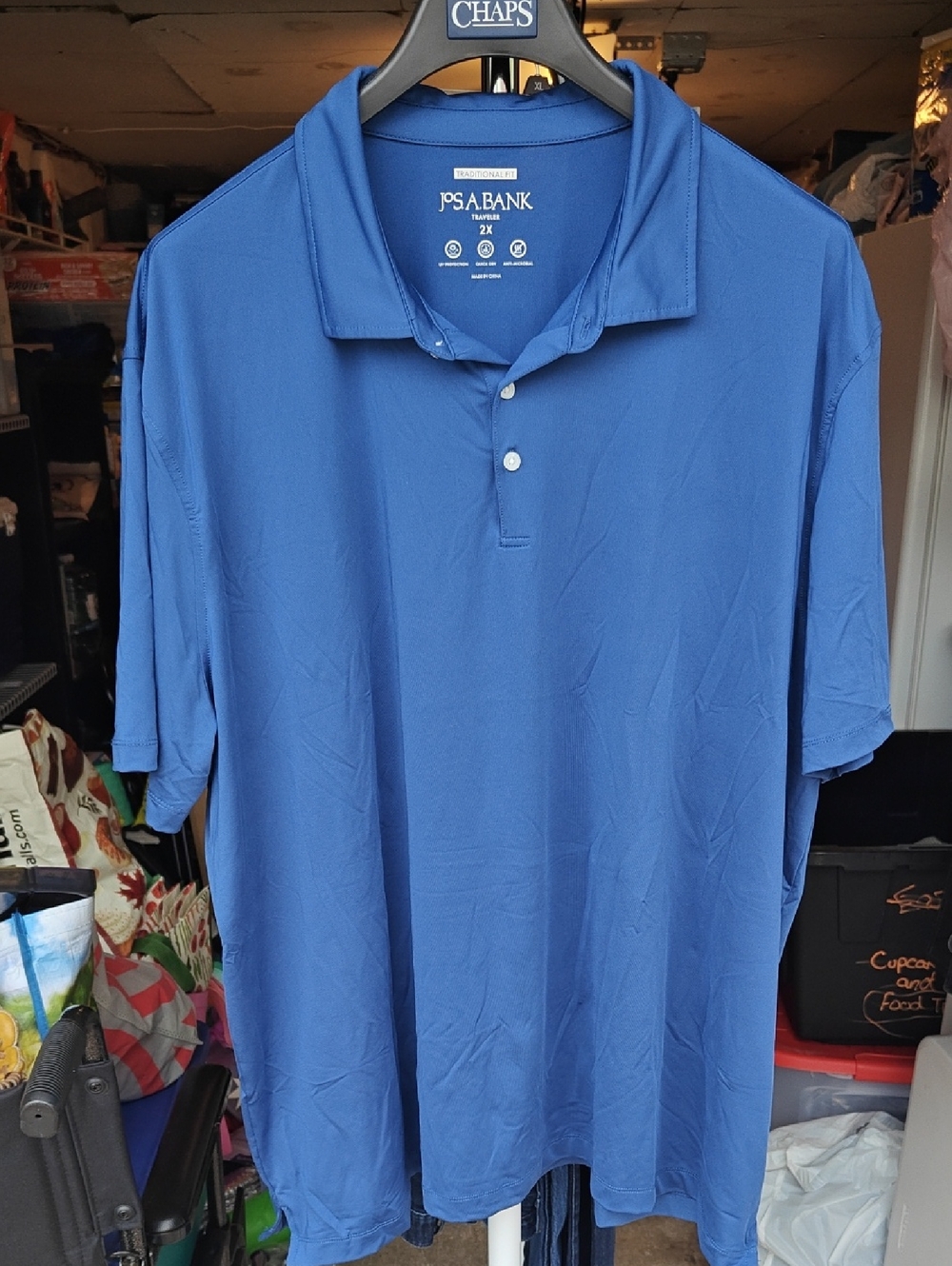 Jos. A. Bank Royal Blue Short-Sleeve Polo